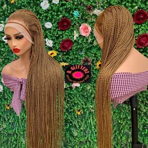 BRAIDED WIGS  ON  13*4 LACE  CLOSURE